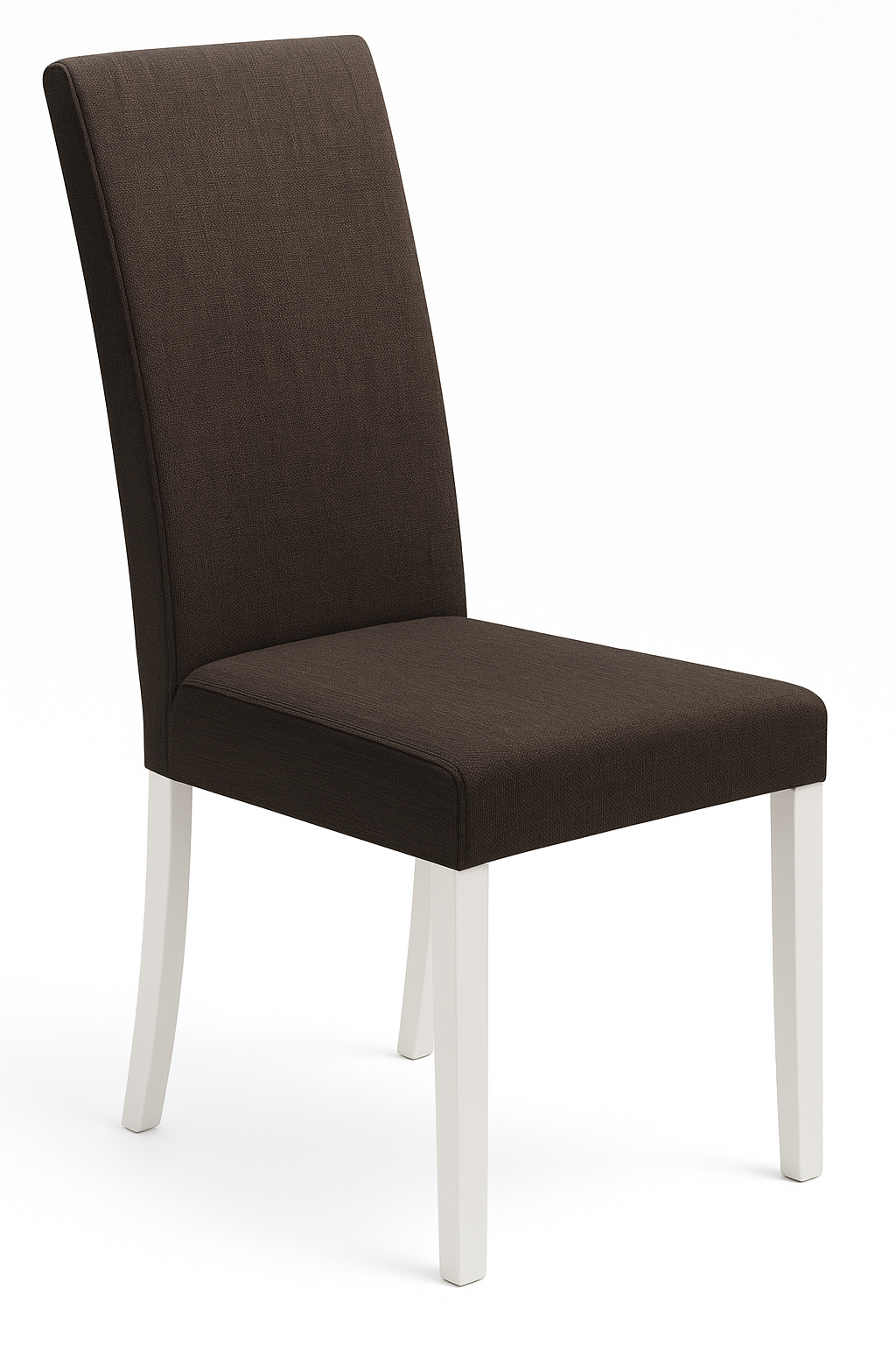 Kleopatra stol i m�rk brungr� med vita ben