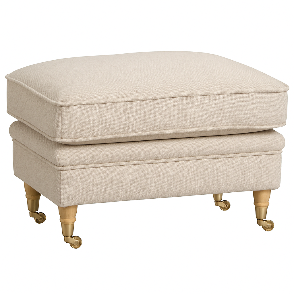 Howard Luxor Fotpall - Beige