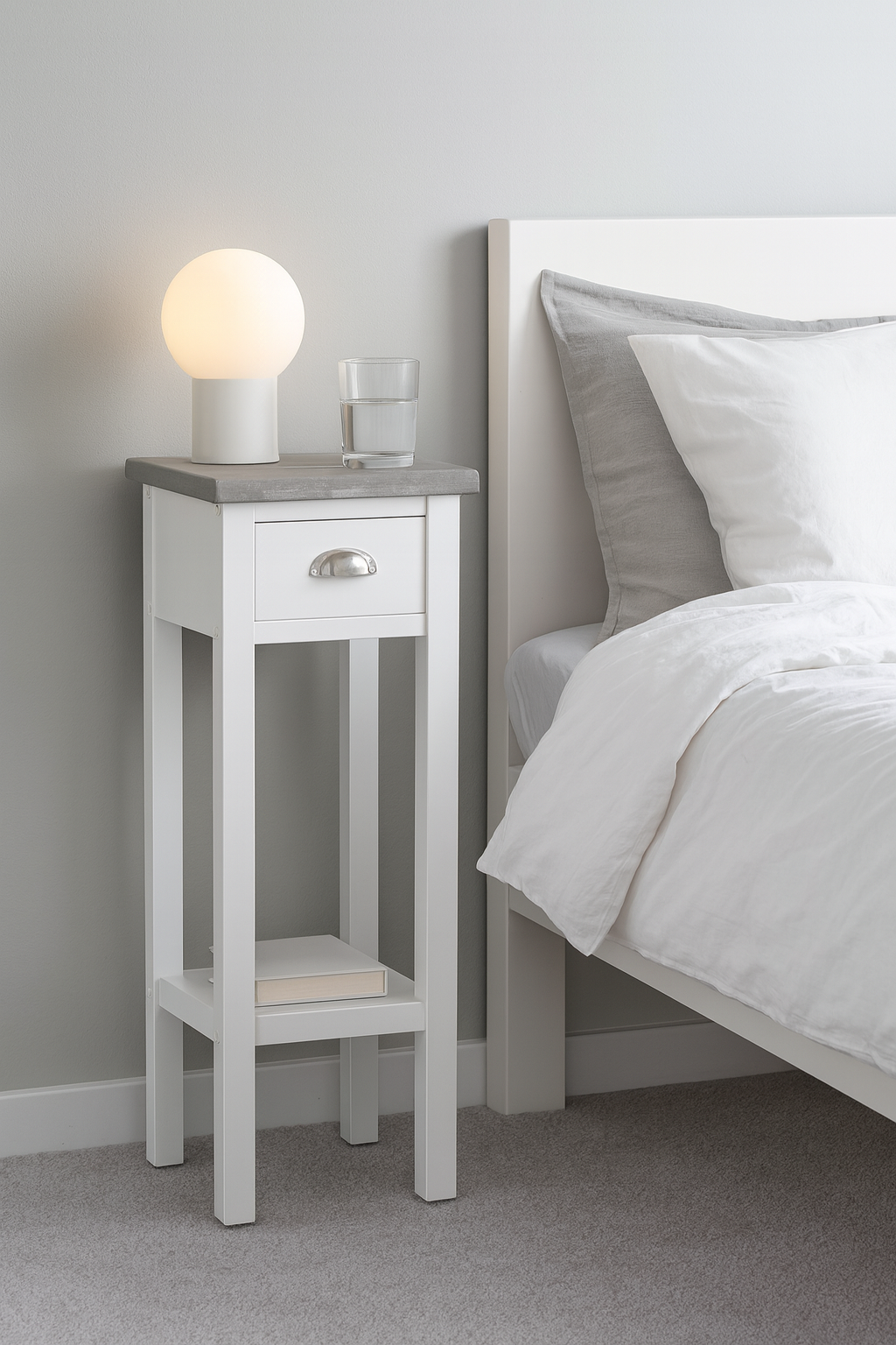 S�ngbord med cementskiva - Hugo + M�beltassar