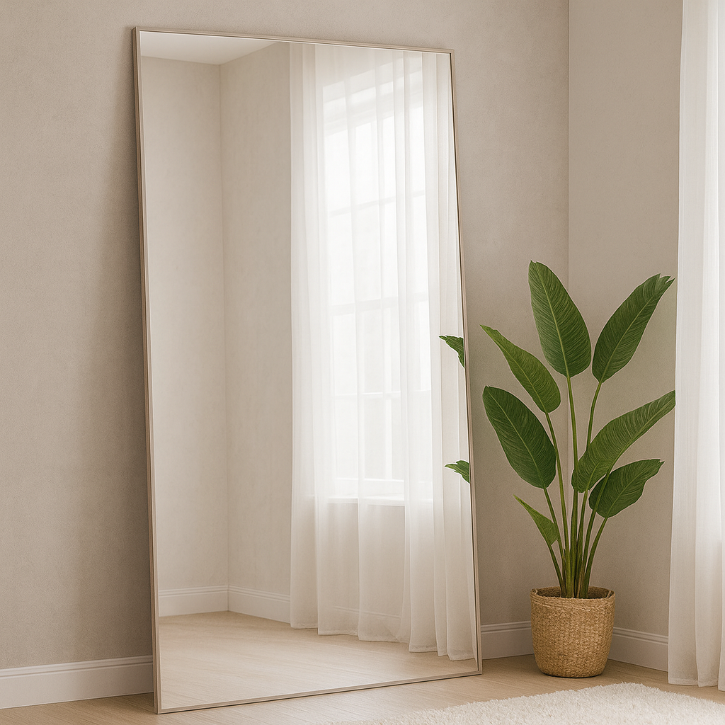 Spegel Orlando 190 x 120 cm - Beige