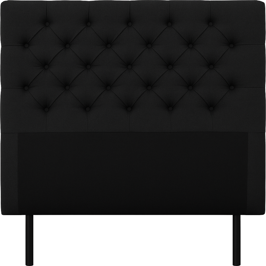 Presley s�nggavel med knappar 160 cm - Svart