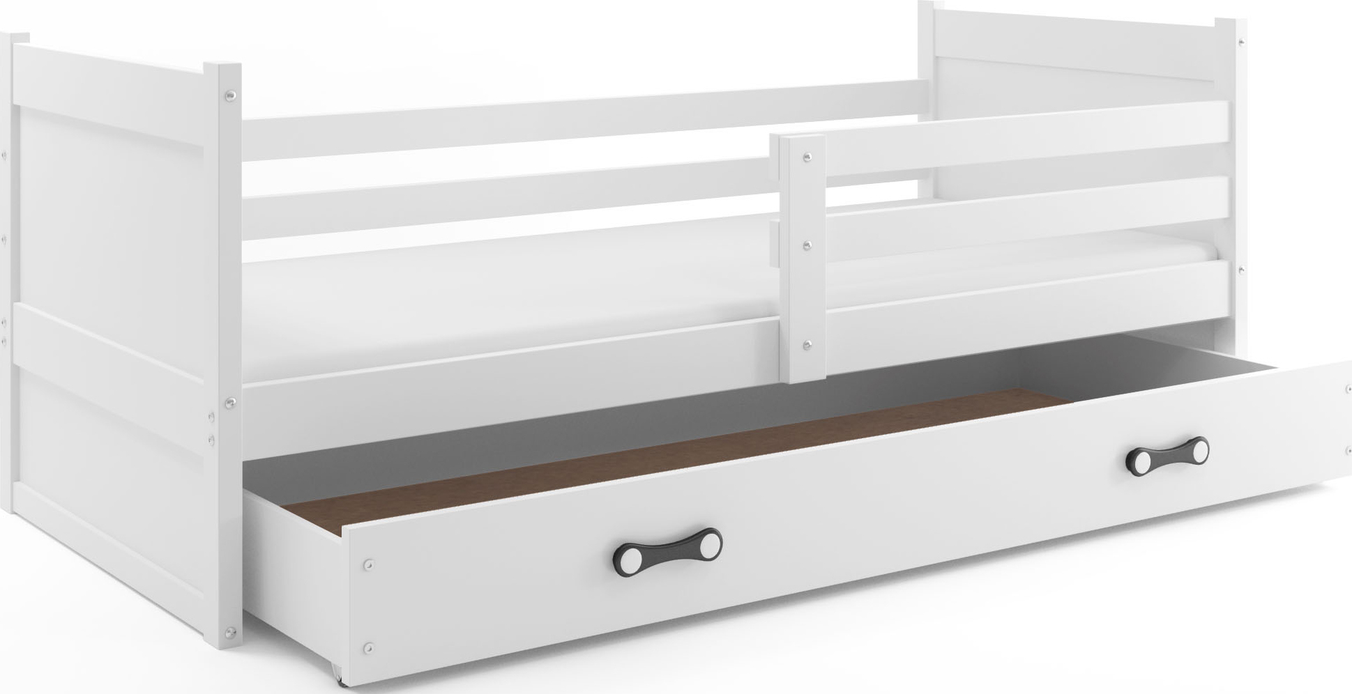 Juniorsäng Århus med förvaringslåda 80 cm - Vit Juniorsäng Århus med förvaringslåda 80 cm - Vit