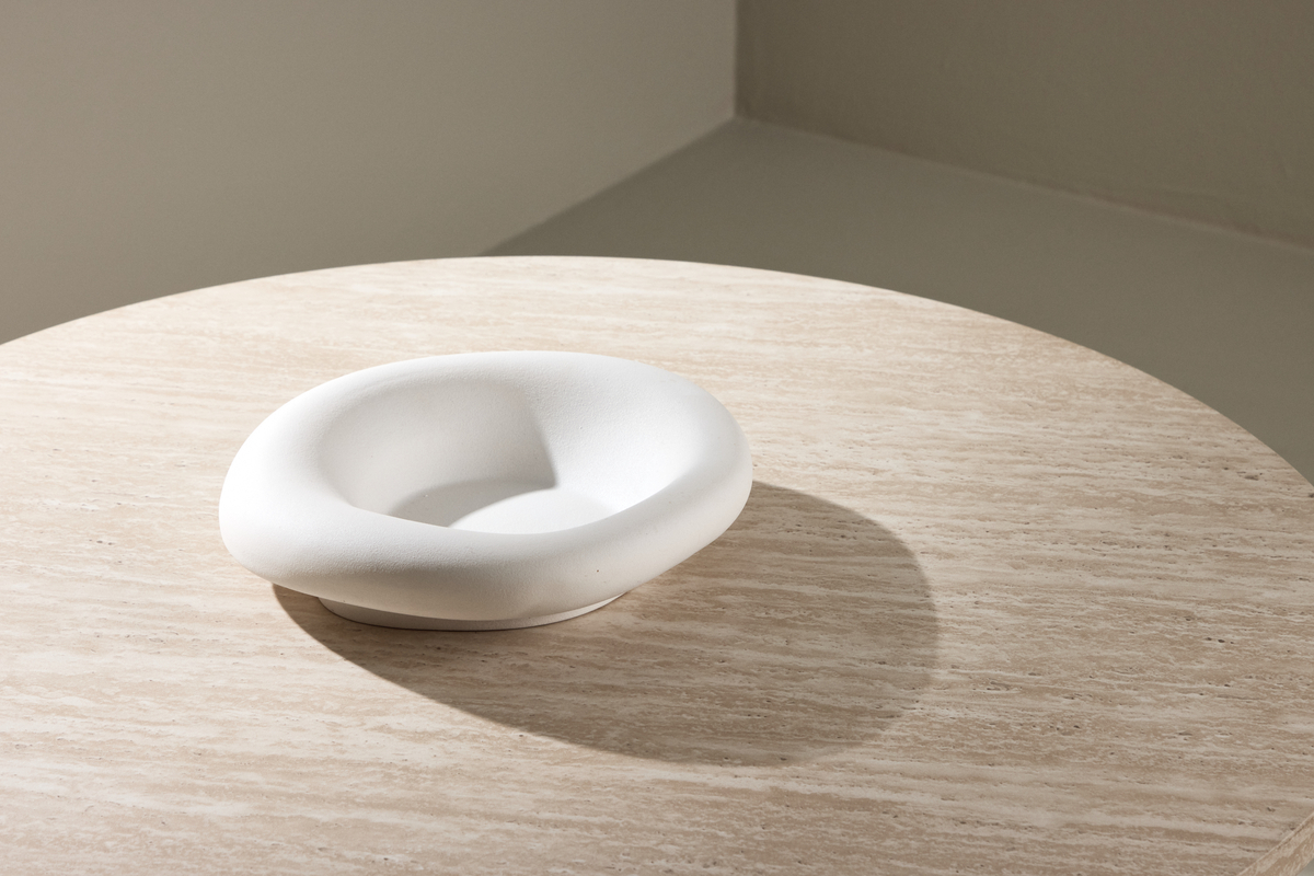 Härön soffbord Ø80 - Beige Travertin Härön soffbord Ø80 - Beige Travertin