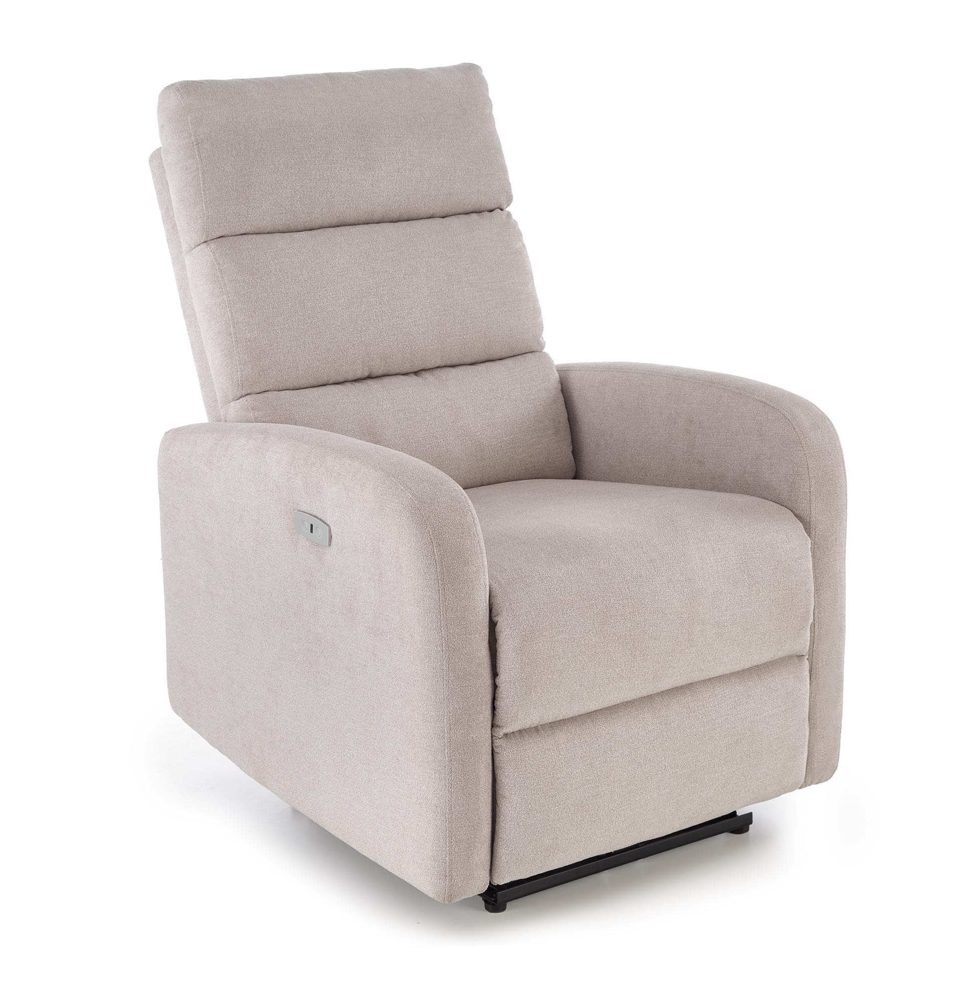 Reclinerf�t�lj elektrisk - Ljusbeige