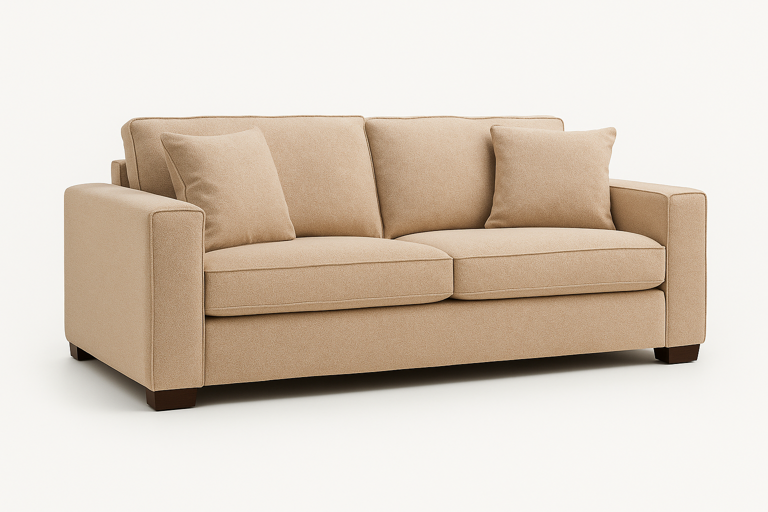 Mozart 2-sits soffa - Gr�beige