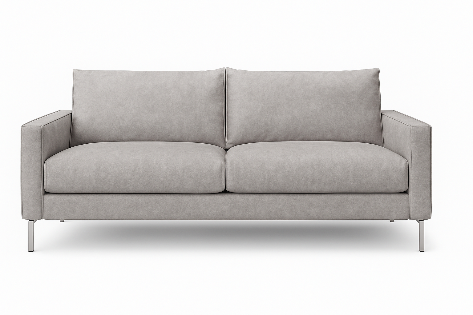 Nordic soffa 3-sits 219 cm - Gr�beige l�derimitation