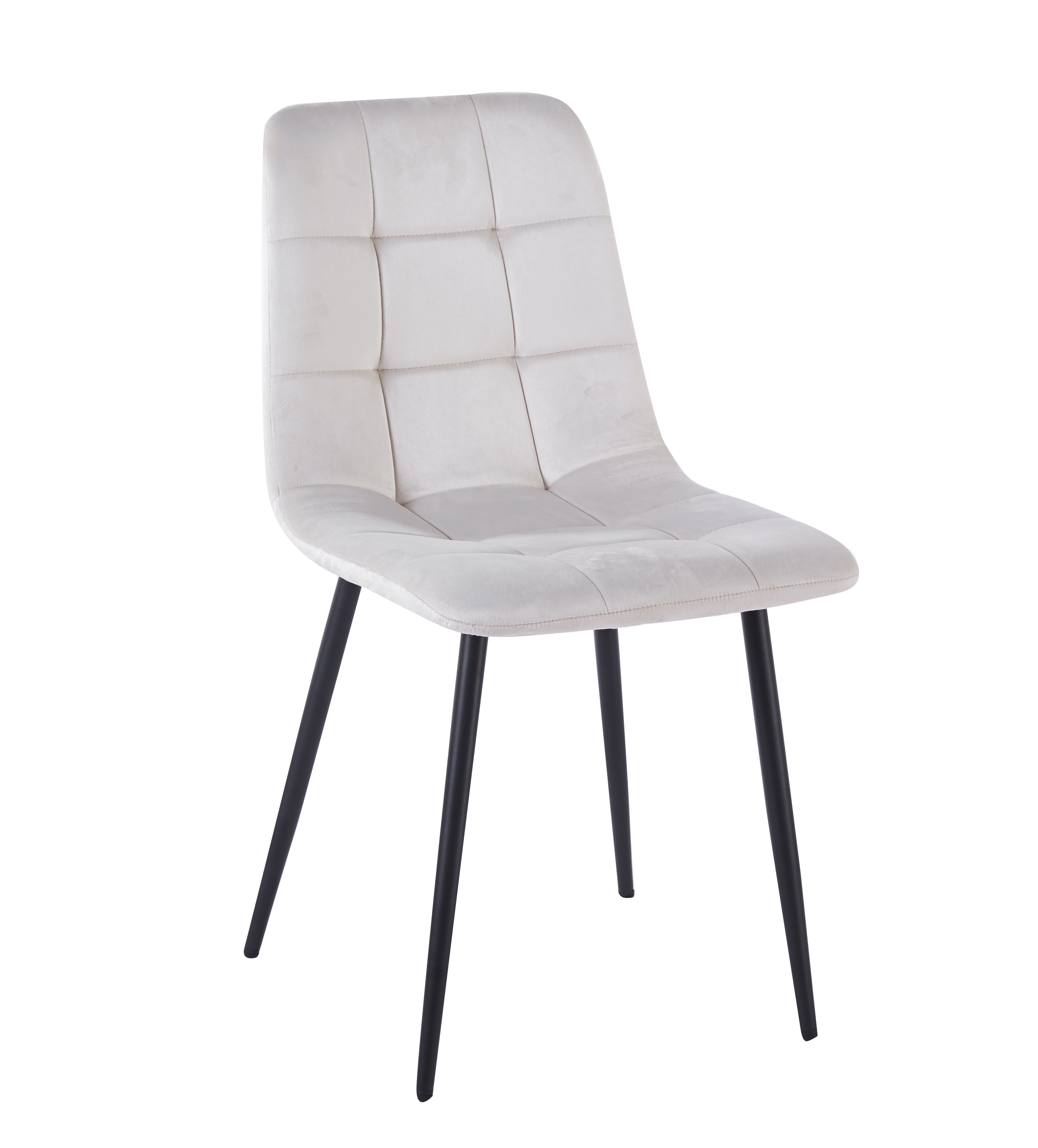 Delta matstol beige sammet