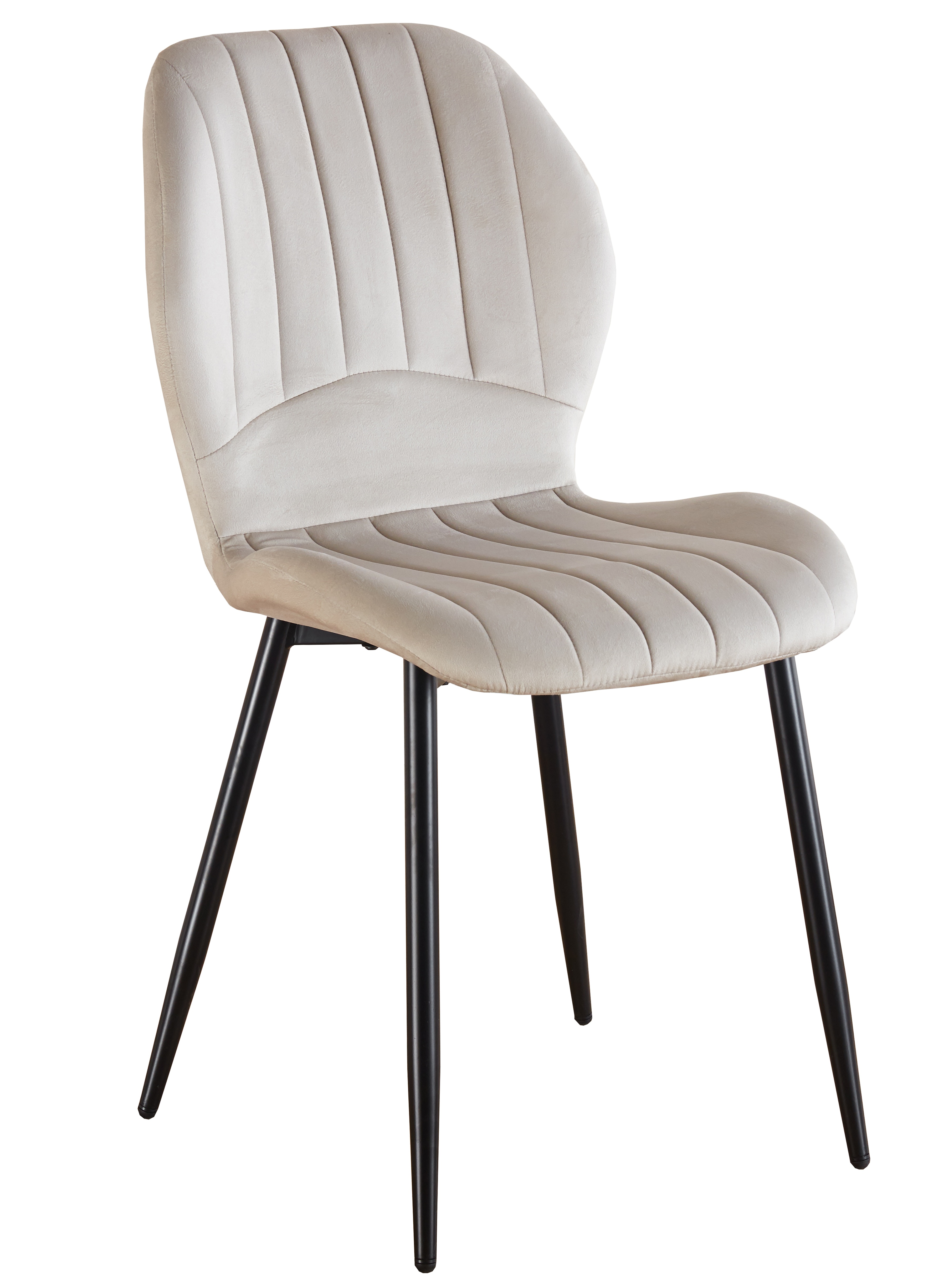 Santos matstol - Beige velvet Santos matstol - Beige velvet