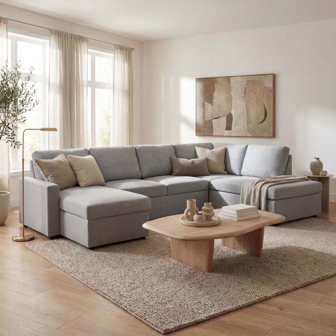 U soffa bäddsoffa grå - Tärnö U soffa bäddsoffa grå - Tärnö