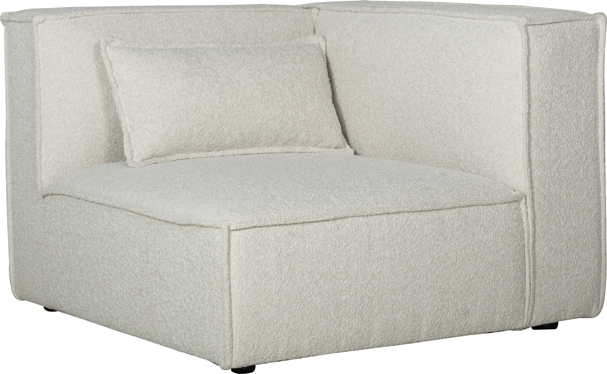 Nees modulsoffa - h�rndel h�ger - Stone White + M�beltassar