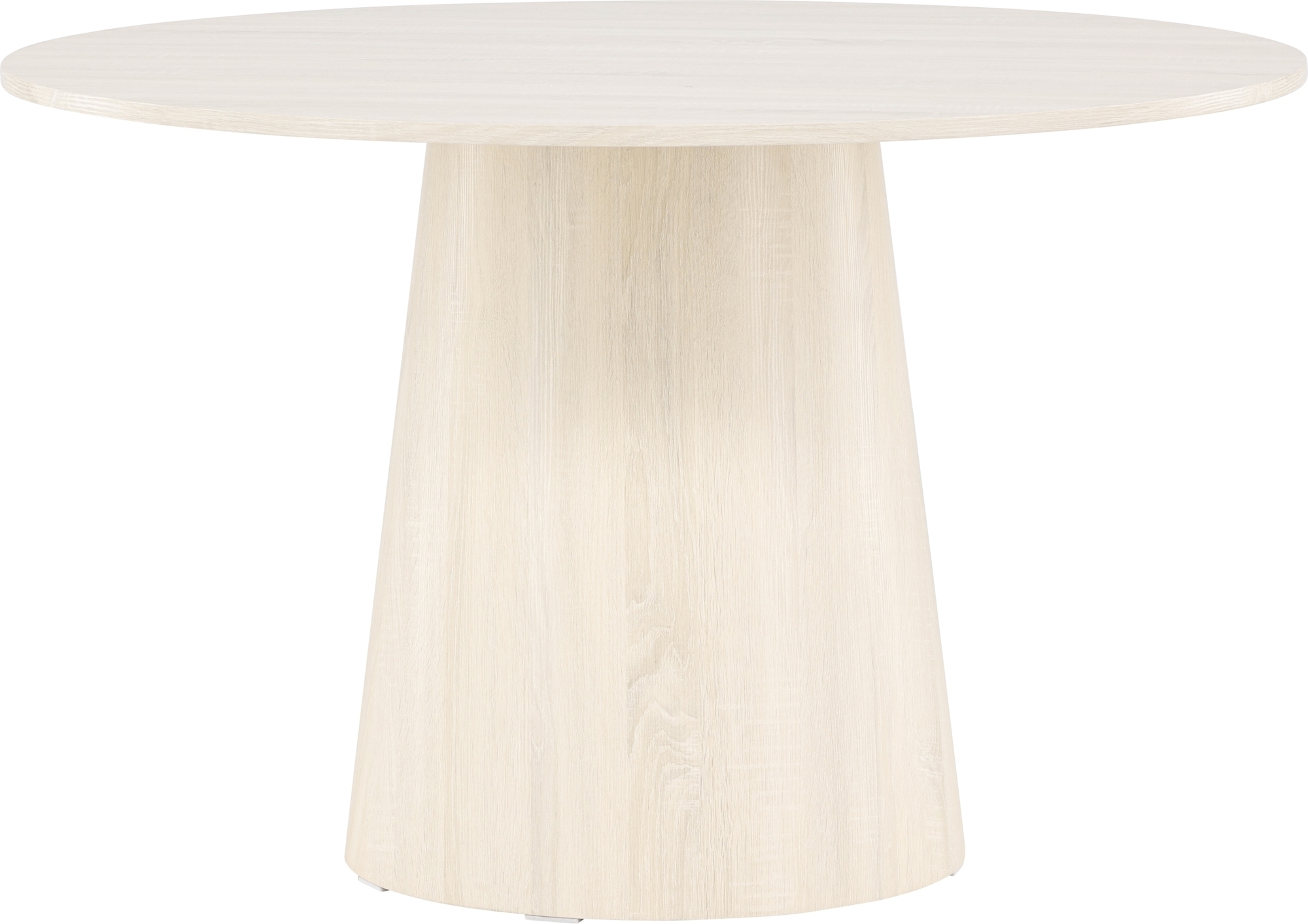 Lanzo runt matbord 120 cm - Vitputsad