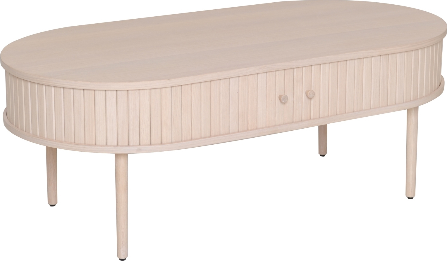 Slide soffbord 120 x 60 cm - Vitpigmenterad ek Slide soffbord 120 x 60 cm - Vitpigmenterad ek