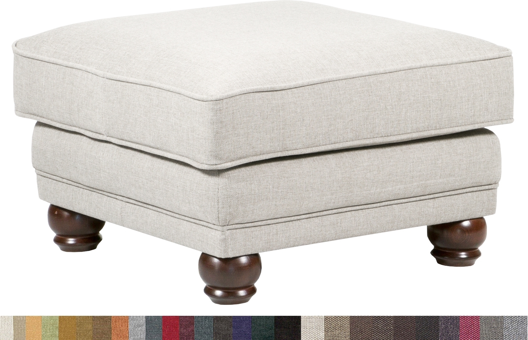 Gustaf Fotpall - Valfritt tyg Gustaf Fotpall - Valfritt tyg