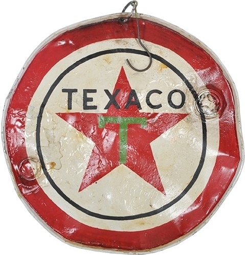 V�ggdekoration Texaco vintage �58 cm