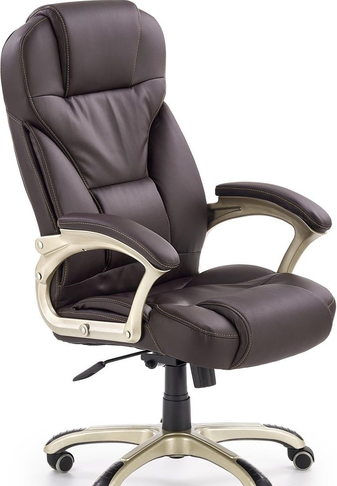 Brooke kontorsstol - M�rkbrun (PU)