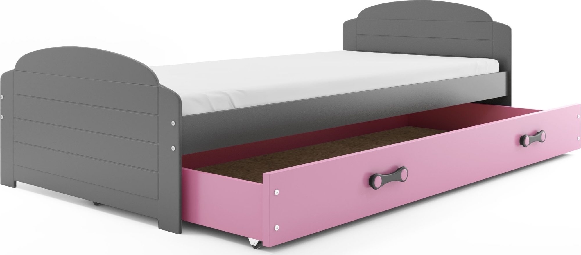 Helsing�r juniors�ng med f�rvaringsl�da 90 x 200 cm - Valfri f�rg