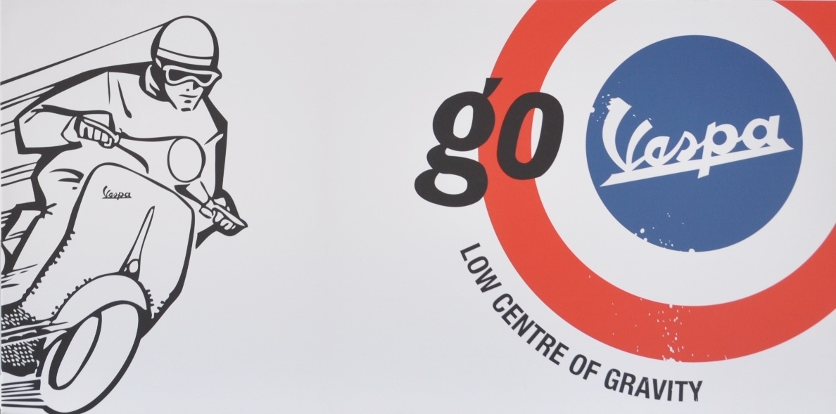 Tavla 120x60 cm Vespa