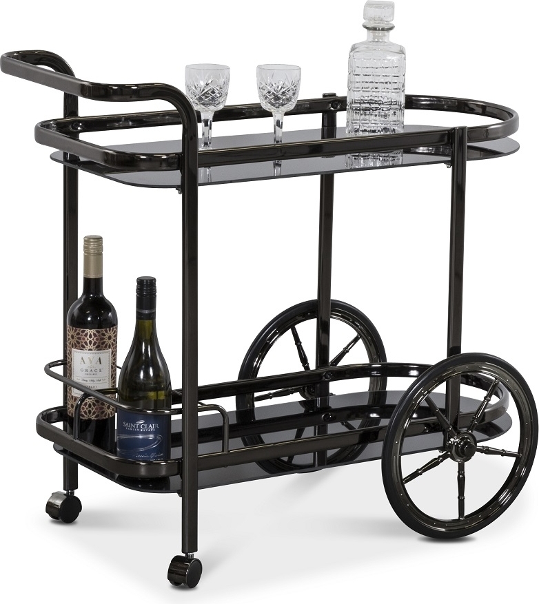 Serveringsvagn r�kig metall - Rochester