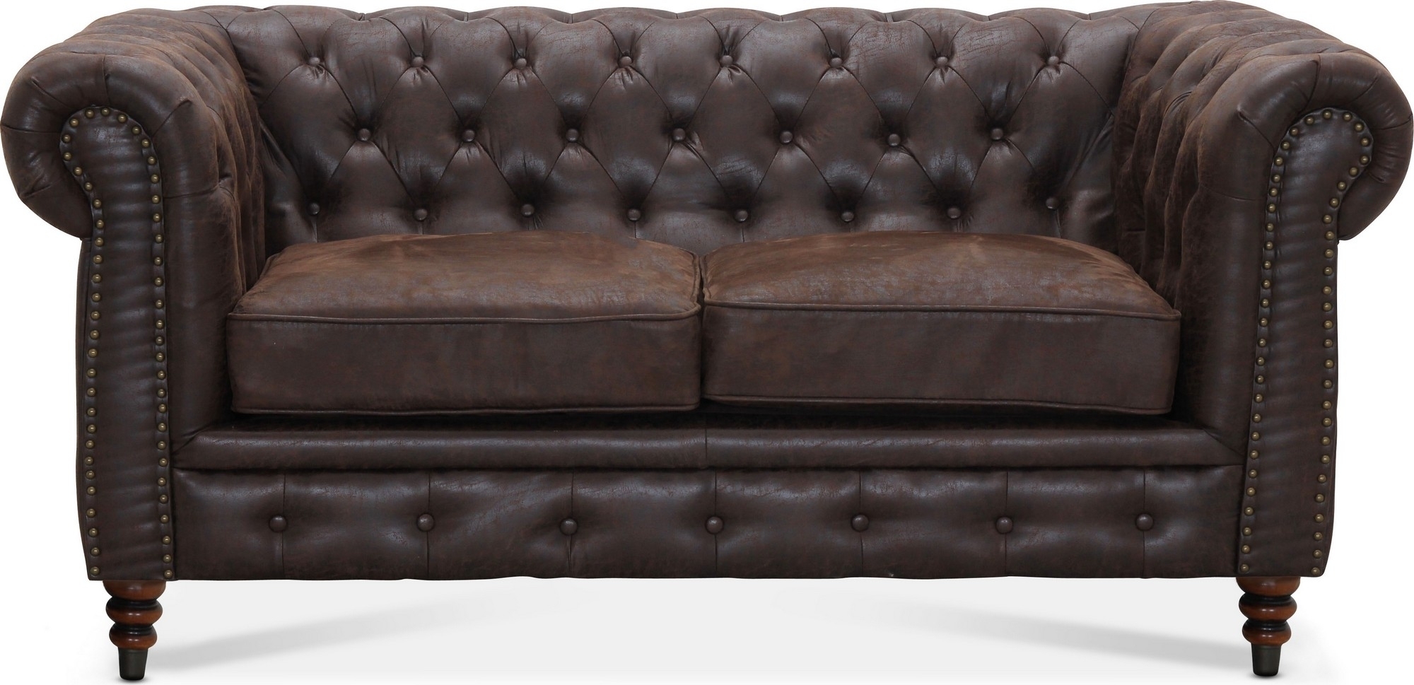 Chesterfield Cambridge 2-sits soffa - Vintage tyg