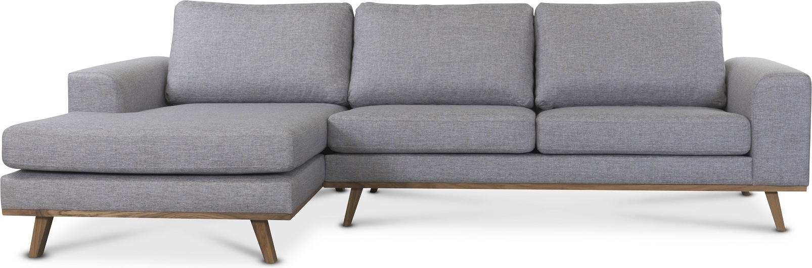 Stockholm Divansoffa Grå/Ek - Vänster Stockholm Divansoffa Grå/Ek - Vänster