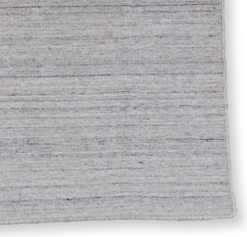 Handvävd ullmatta Island - Silver/vit Handvävd ullmatta Island - Silver/vit