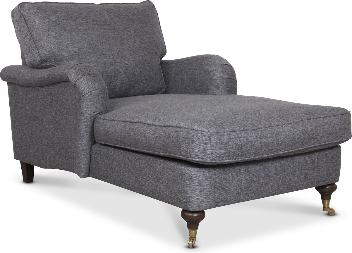 Howard Watford Deluxe Divanfåtölj i grått tyg Howard Watford Deluxe Divanfåtölj i grått tyg