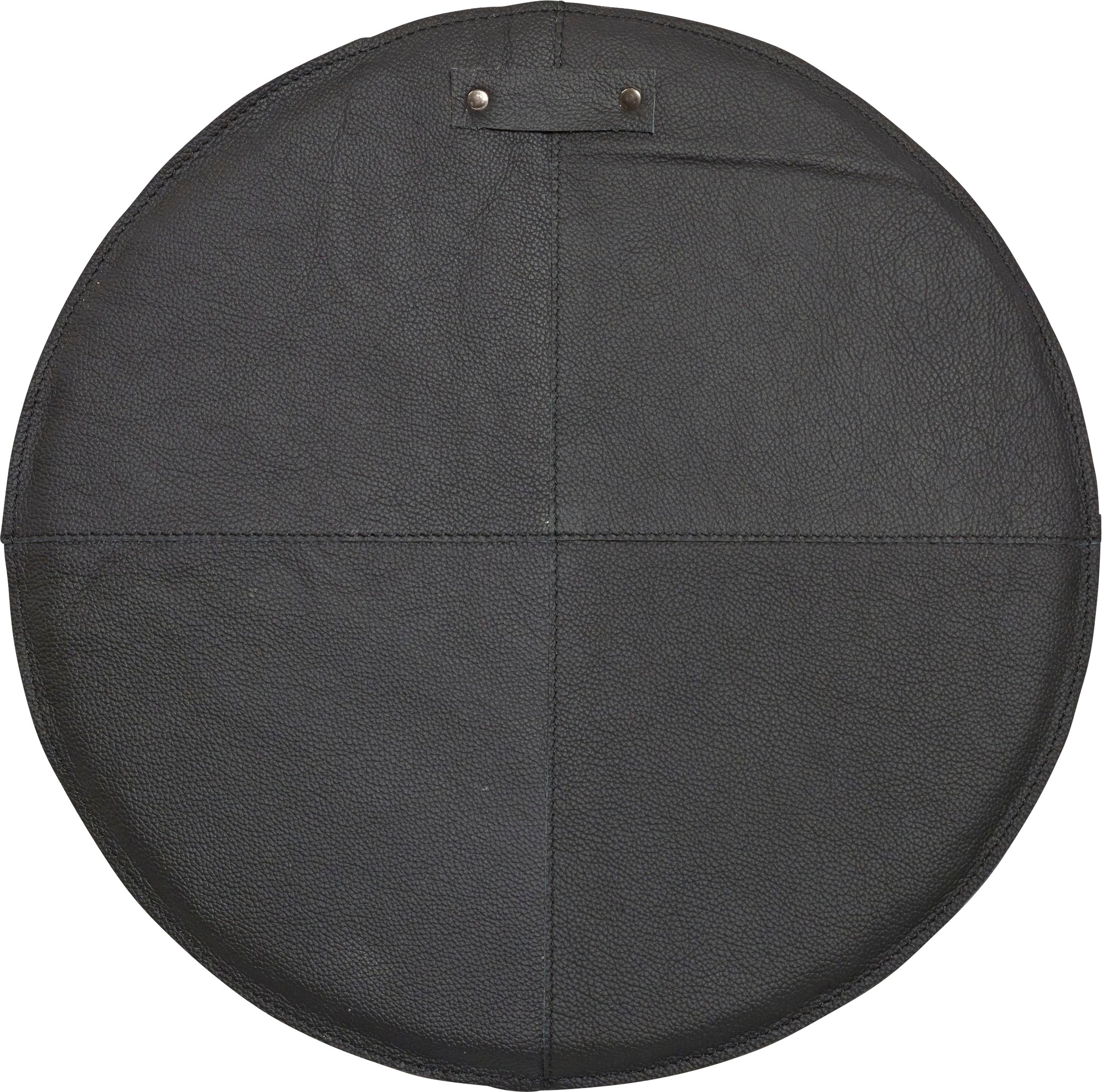 Svea stolsdyna l�der - Svart