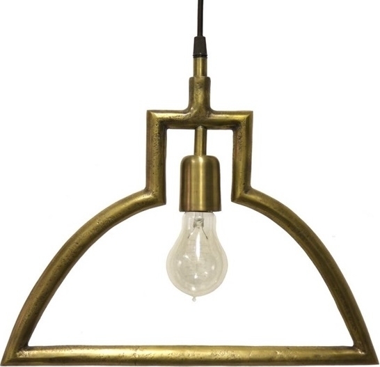 Taklampa i m�ssing vintage