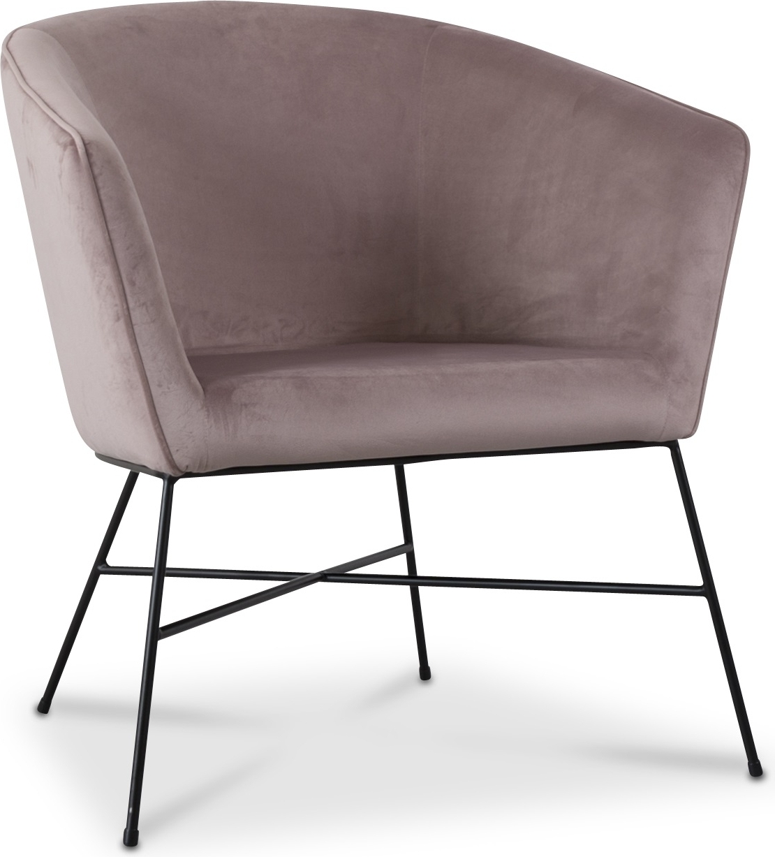 Isabelle f�t�lj i rosa sammet + M�beltassar