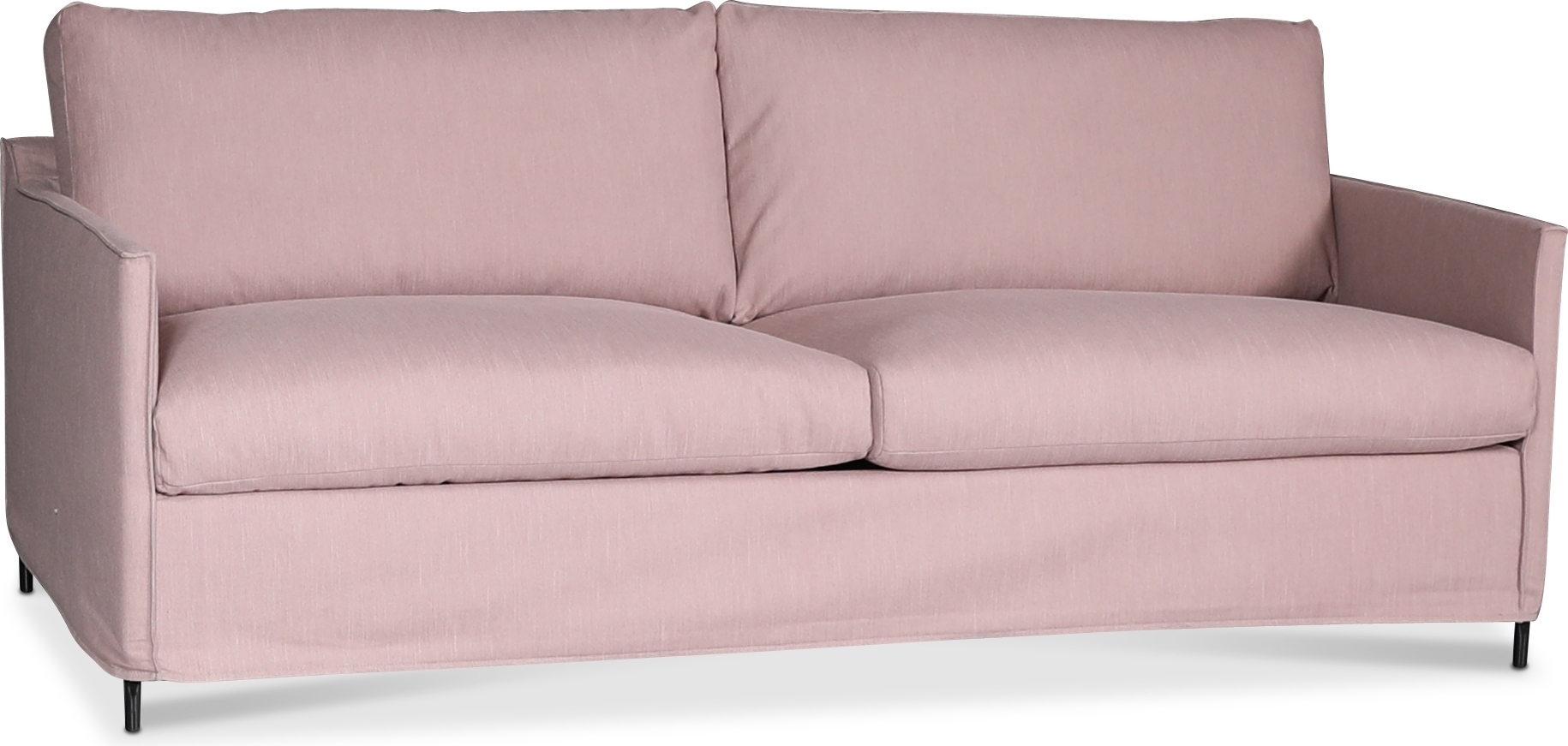 Depart 2-sits soffa med avtagbar klädsel - Plommonrosa (Linnetyg) Depart 2-sits soffa med avtagbar klädsel - Plommonrosa (Linnetyg)