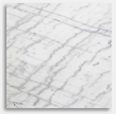 Vit marmorskiva 27x27 cm