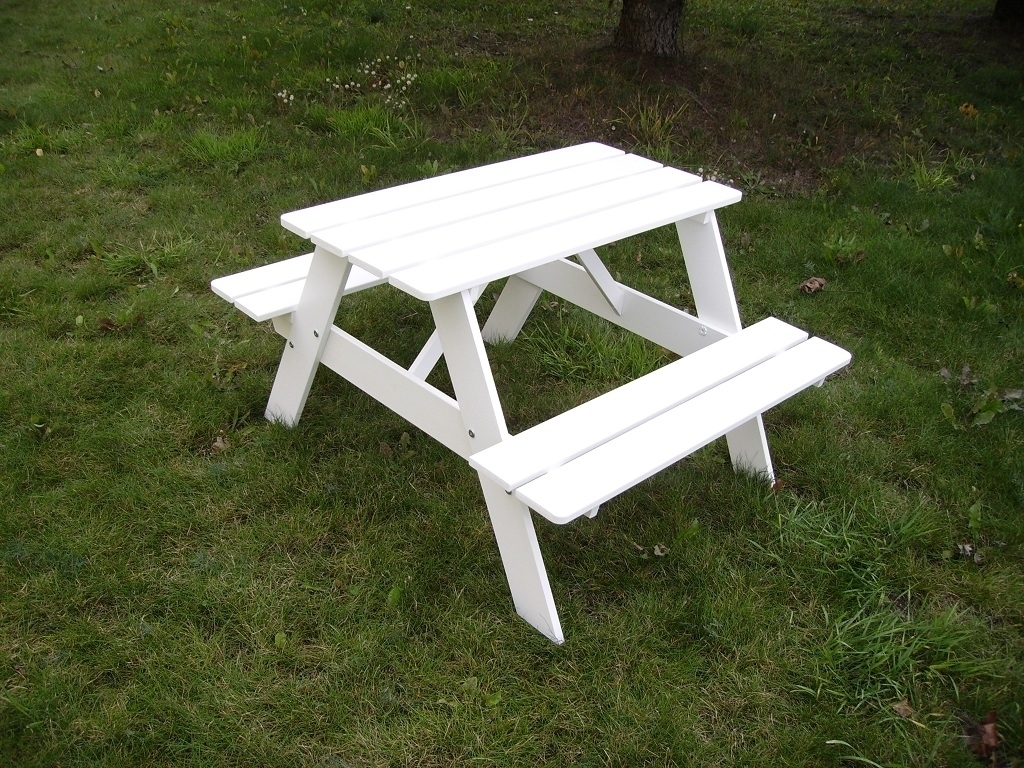 Mini Rasta b�nkset f�r barn - Vit