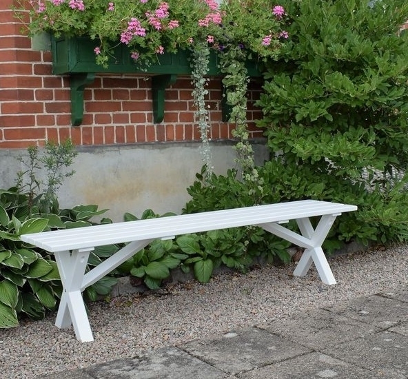 Scottsdale sittb�nk 180 cm - Vit +