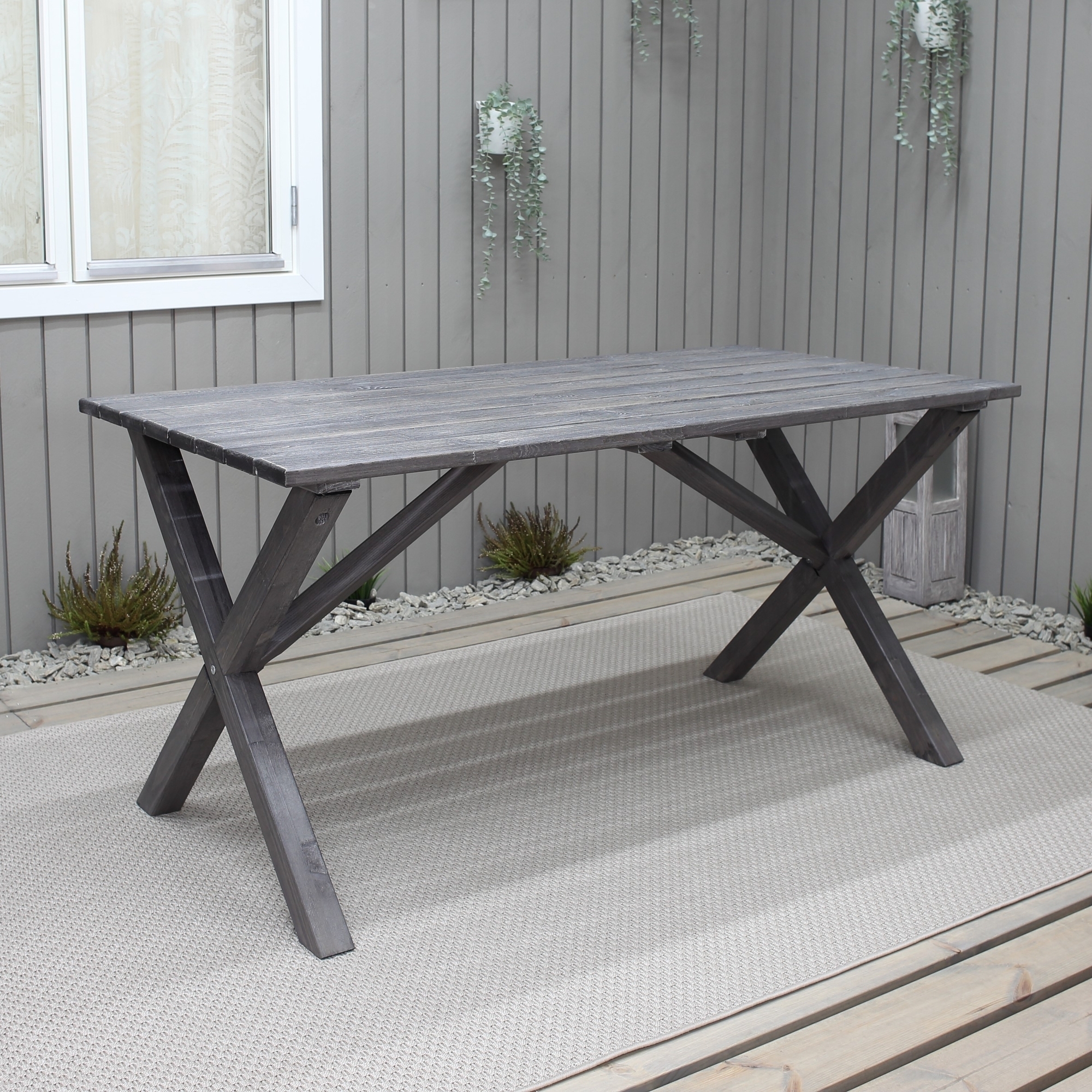 Scottsdale matbord 150 cm - Shabby Chic Grå Scottsdale matbord 150 cm - Shabby Chic Grå