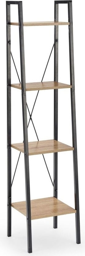 Perlie bokhylla - Sonoma ek/svart