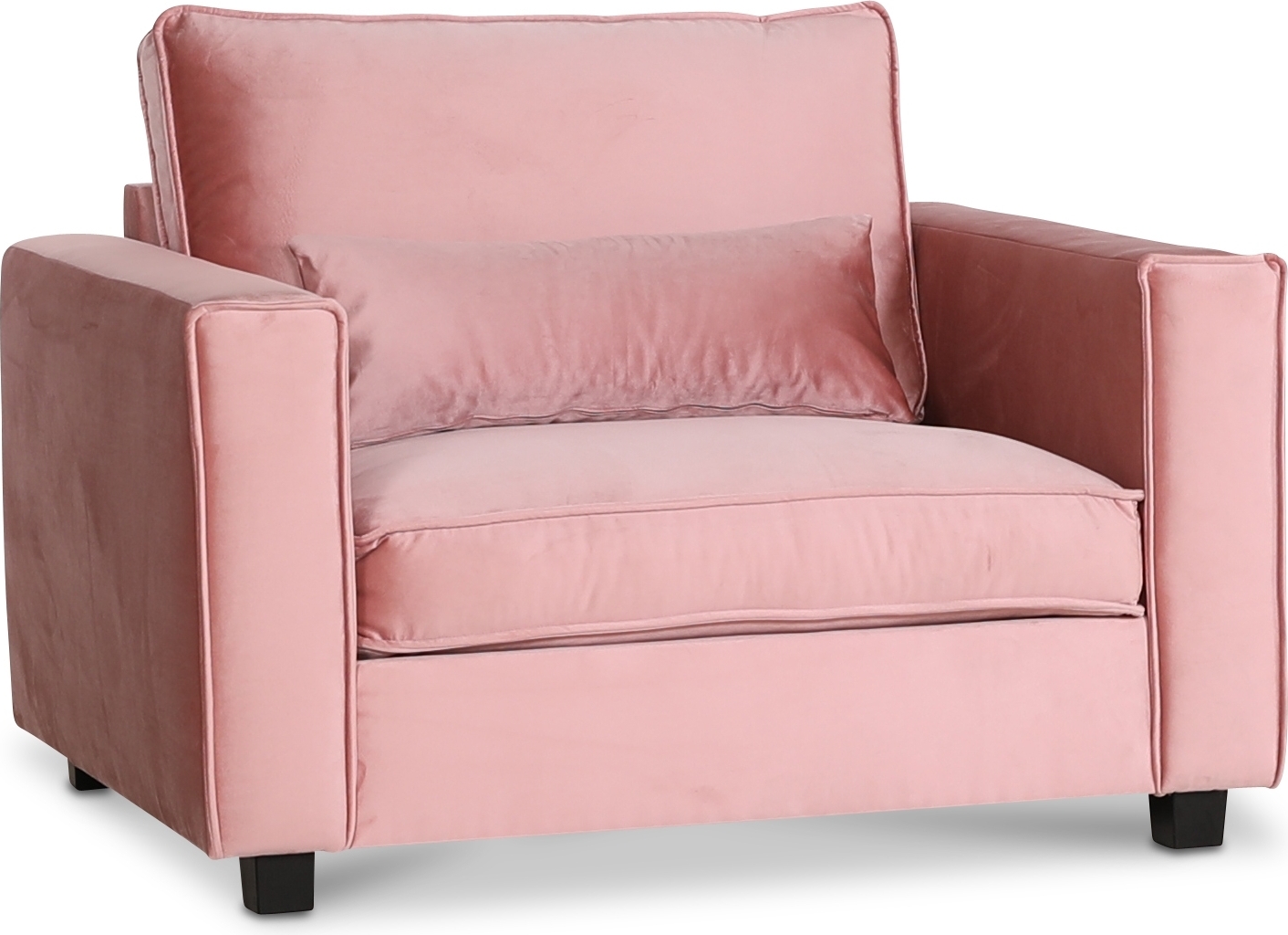 Adore 1,5-sits f�t�lj - Dusty pink (Sammet)