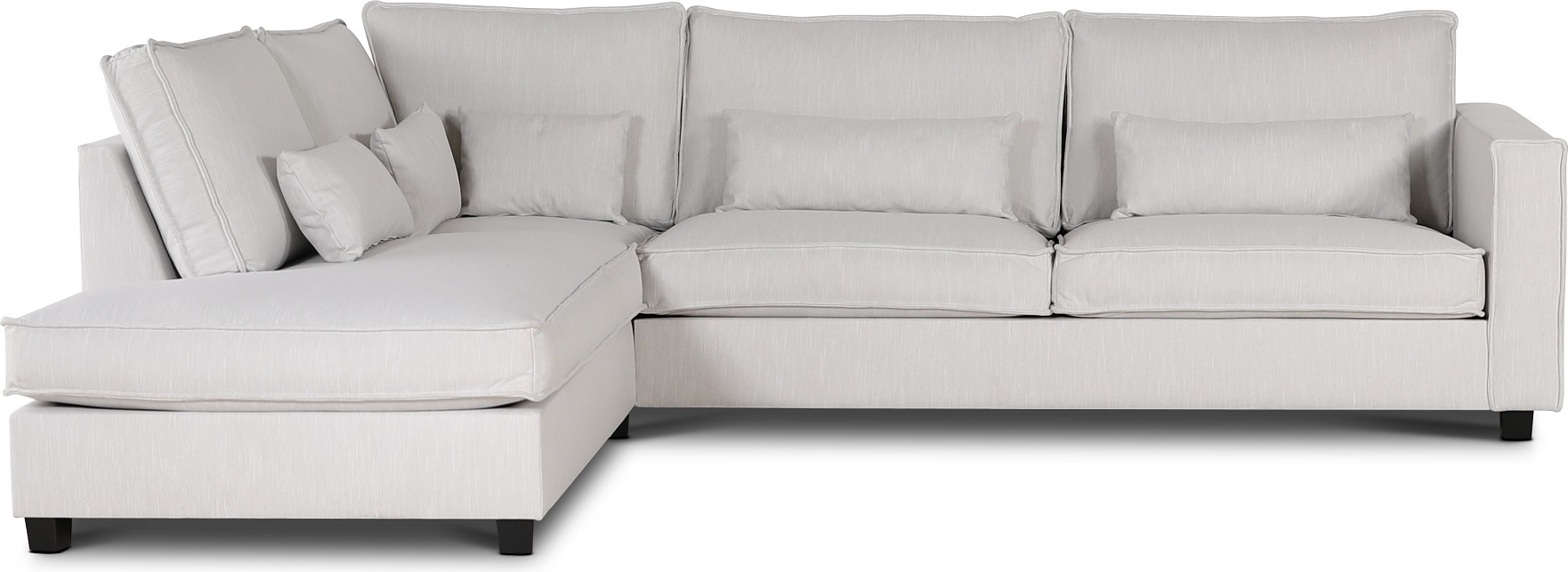 Adore Loungesoffa XL �ppet avslut v�nster - Natur (Linne)