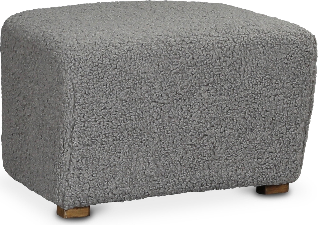 Buffalo fotpall i gr� Teddy