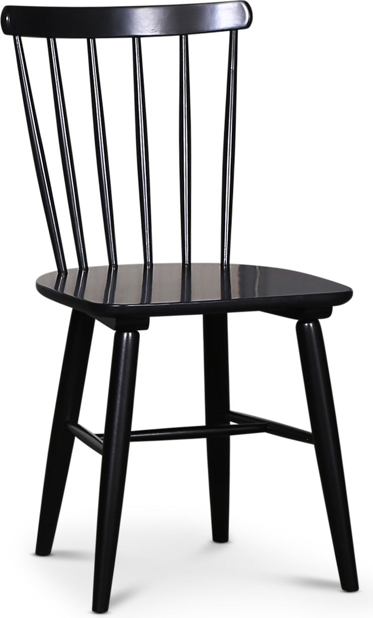 Pinnstol svart klassisk - Emil + Stolsdyna