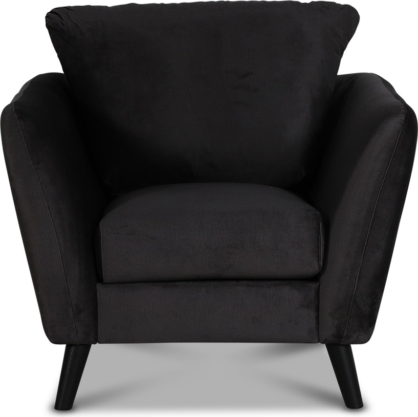 Country fåtölj - Antracitgrå (sammet) Country fåtölj - Antracitgrå (sammet)