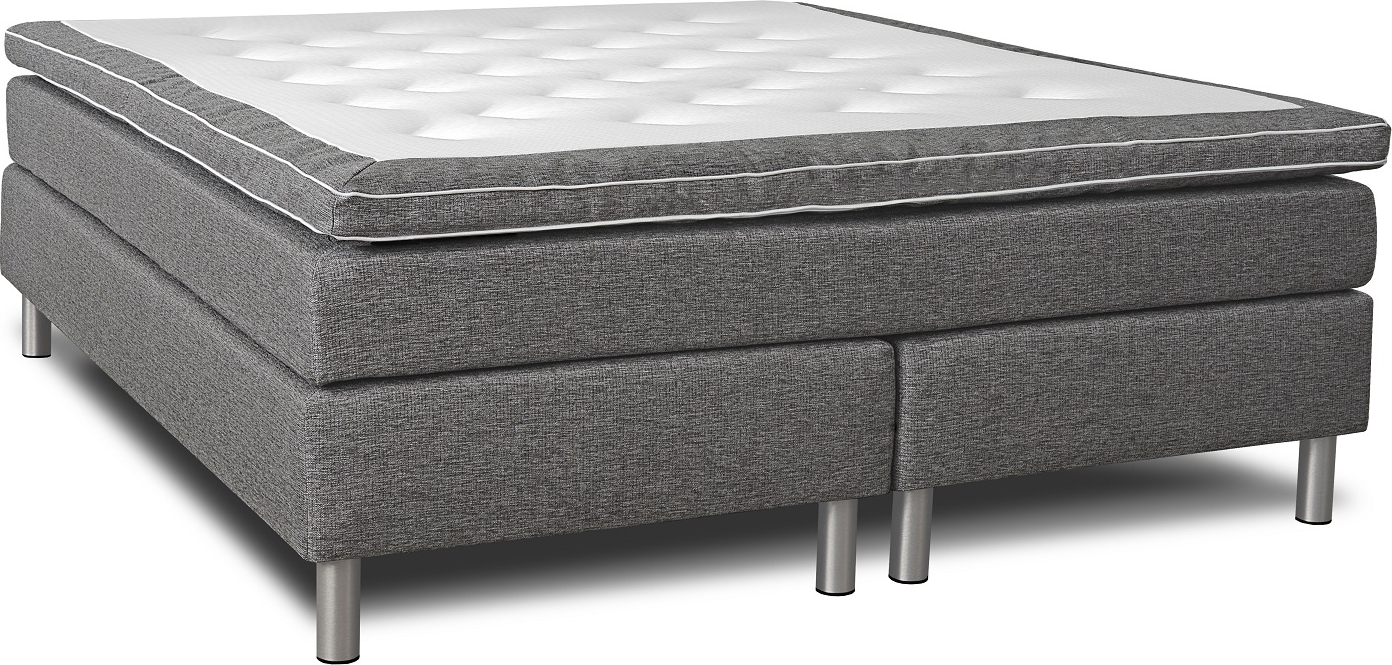 Cloud kontinentalsäng 7-zons pocket/pocket (Grå) - Valfri bredd Cloud kontinentalsäng 7-zons pocket/pocket (Grå) - Valfri bredd