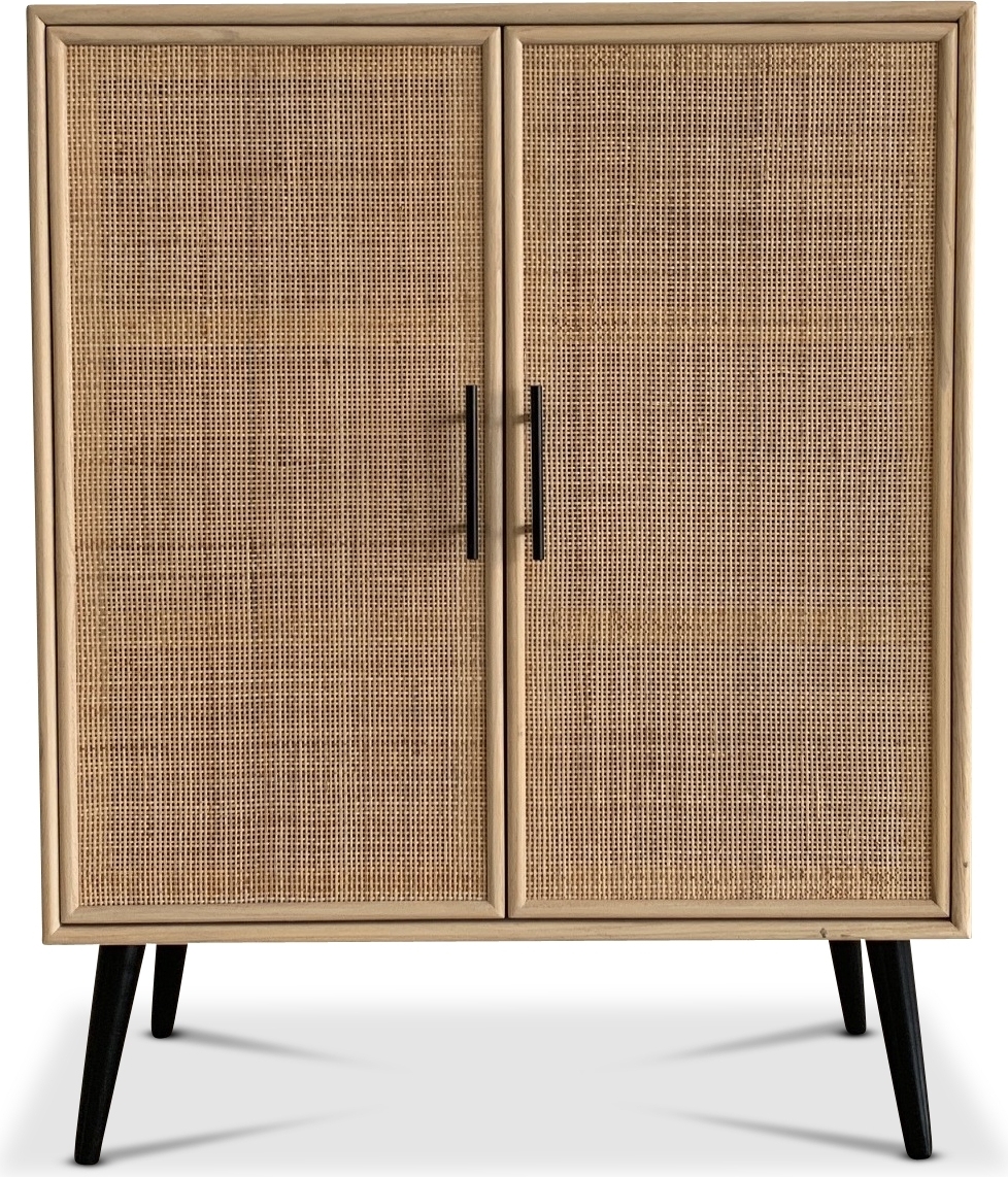 Sk�p i rotting med svarta handtag - React