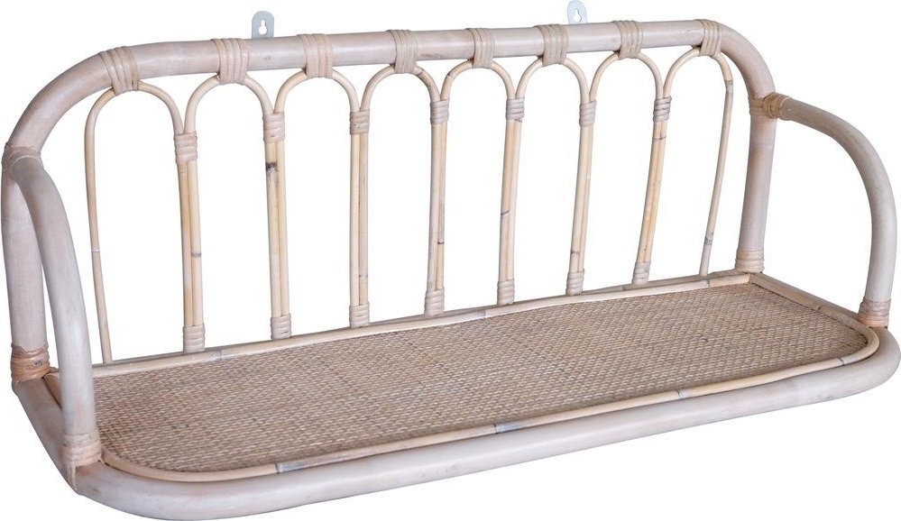 Fammy v�gghylla i rotting 80 cm - Whitewash