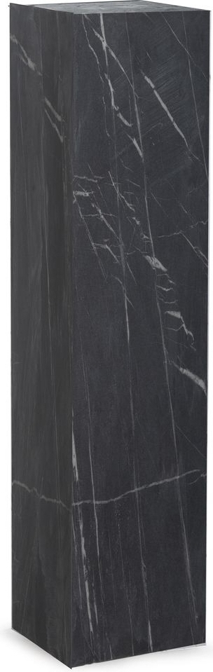 Stone piedestal 90 cm - Svart marmor (Laminat)