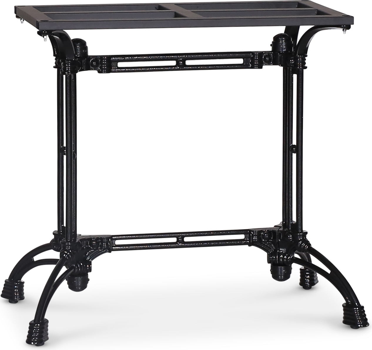 Mystery E62 Rektangul�r Underrede, Blank svart + M�beltassar