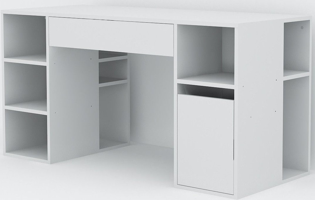 Diamond skrivbord 145,3x59,6 cm - Vit