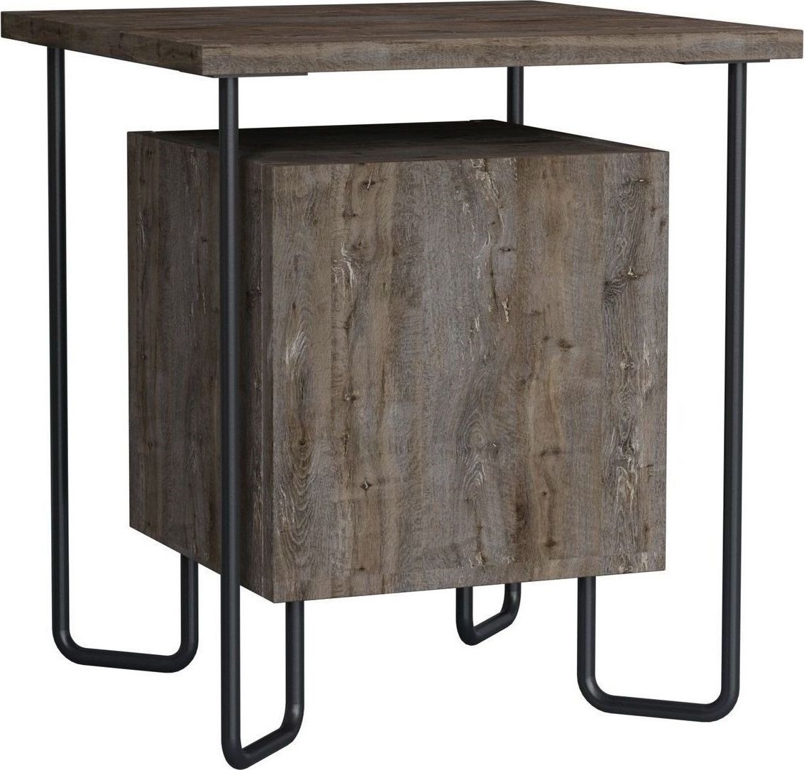 Acura s�ngbord - M�rkbrun