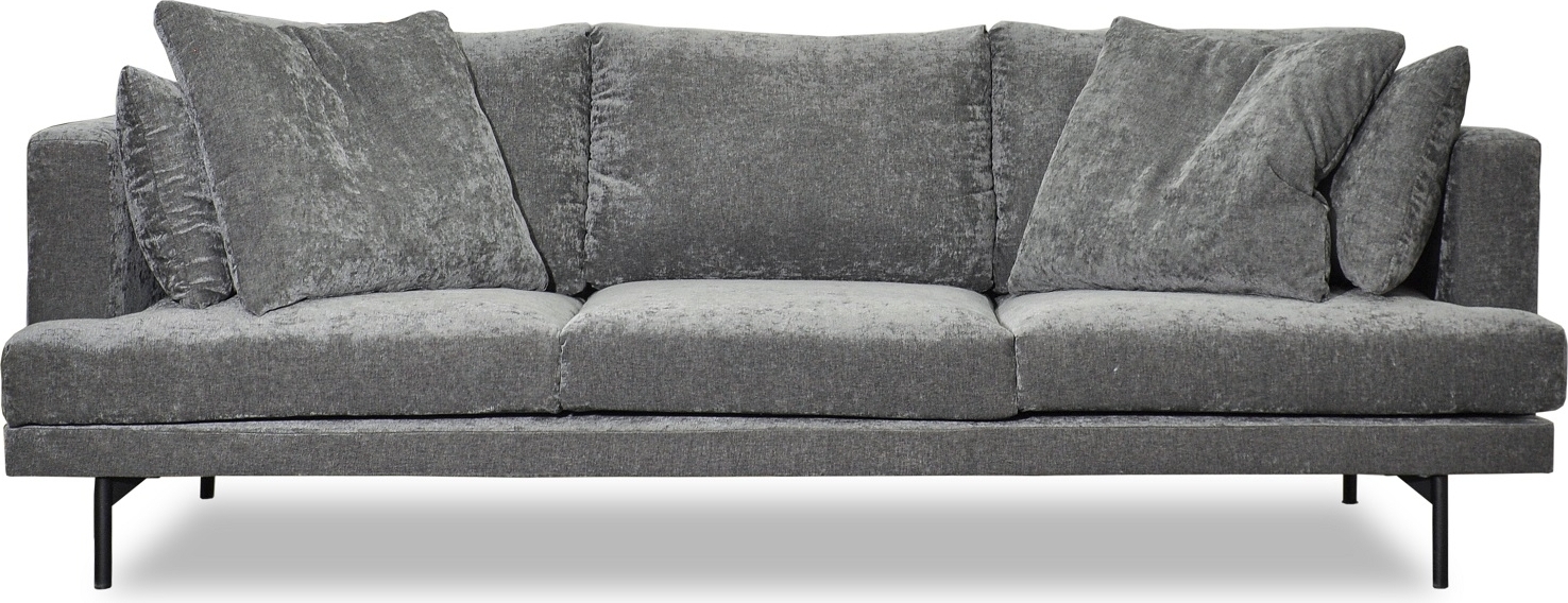 Smilla 3-sits soffa i grått tyg Smilla 3-sits soffa i grått tyg