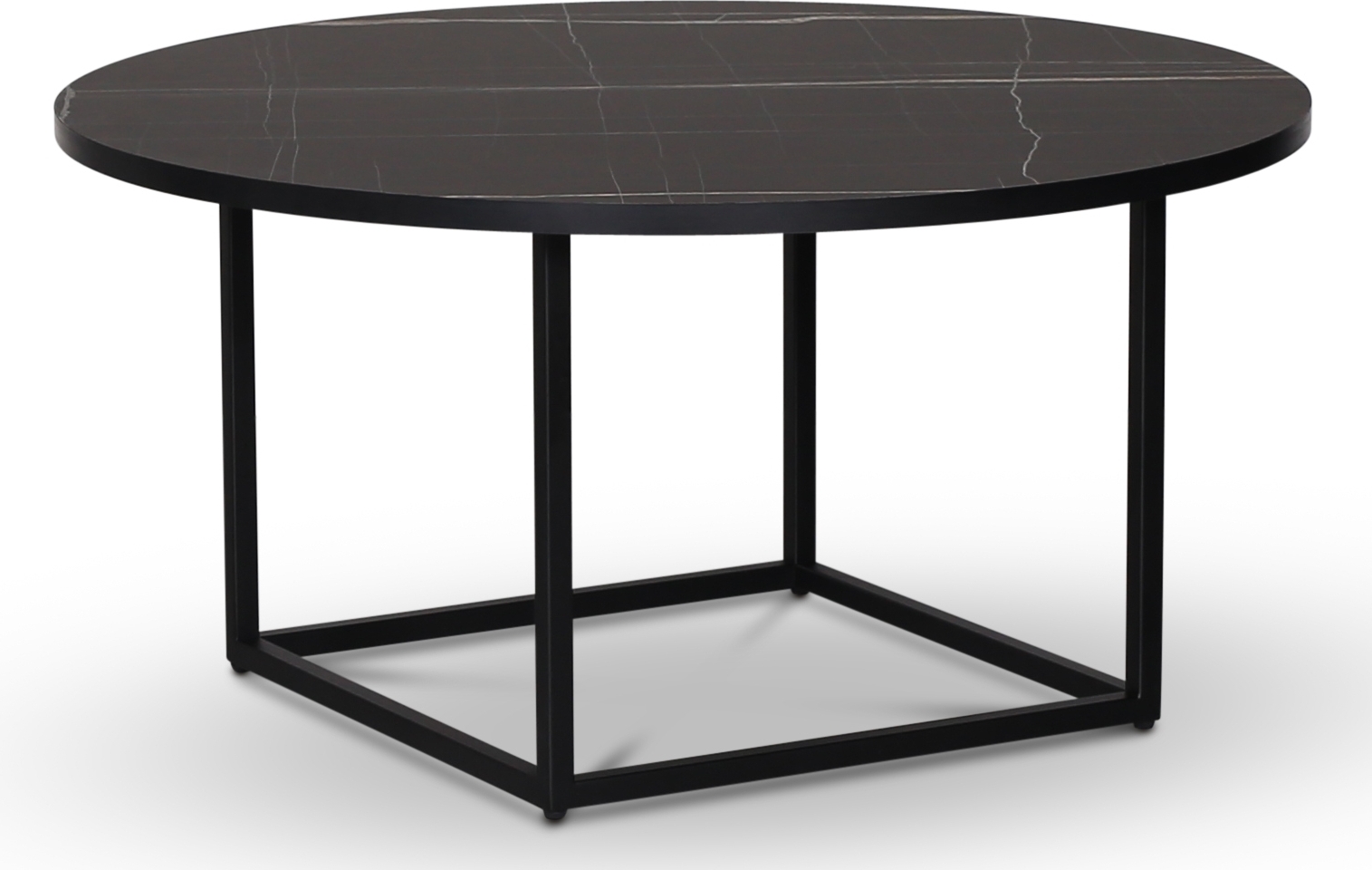 Soffbord �90 cm - Svart marmor (Exklusive laminat)