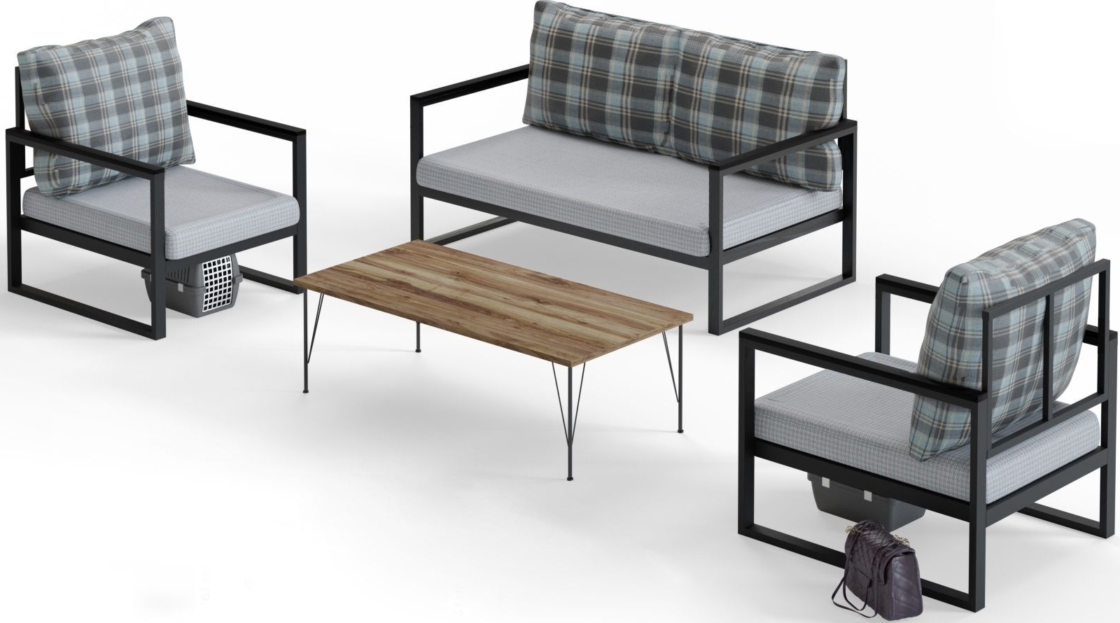 Montreal loungegrupp - Flerfärgad + Montreal loungegrupp - Flerfärgad +